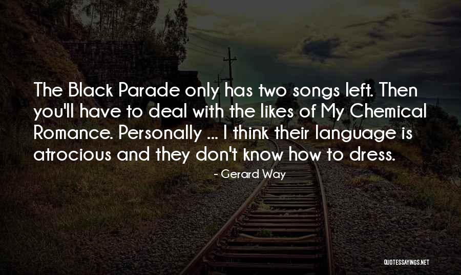 Black Parade Quotes By Gerard Way Black Parade Quotes By Gerard Way