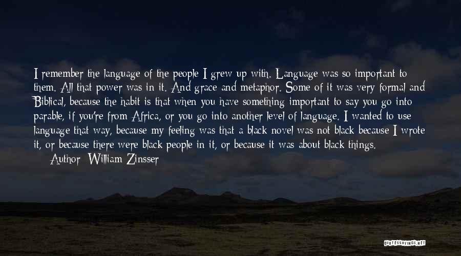 Black Power Quotes By William Zinsser
