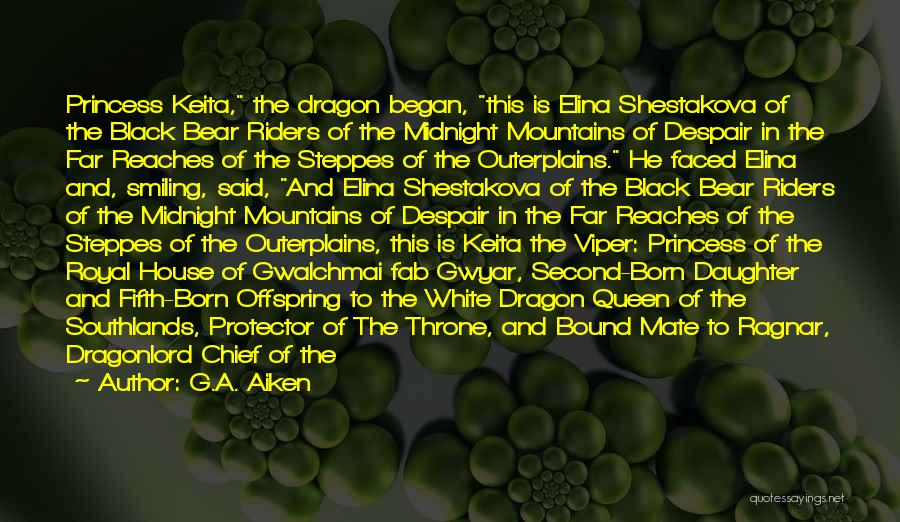 Black Queen Quotes By G.A. Aiken