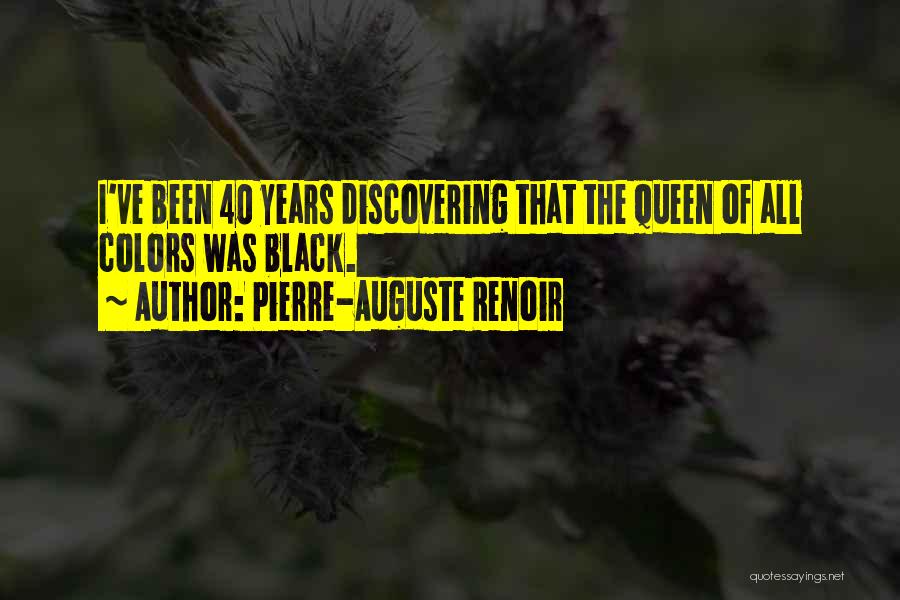 Black Queen Quotes By Pierre-Auguste Renoir