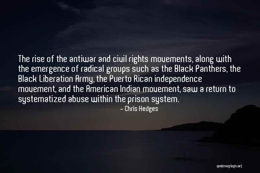 Black Radical Quotes By Chris Hedges