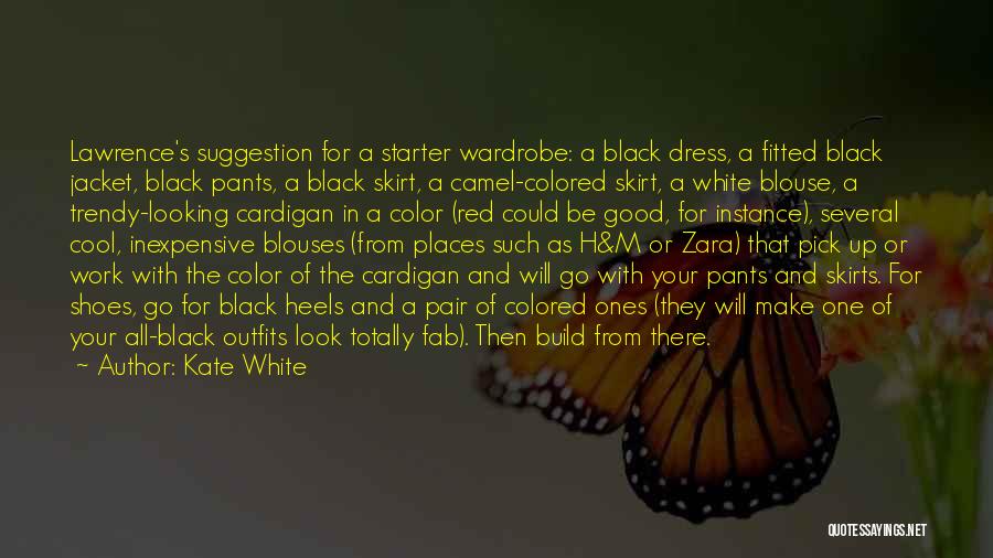 Black Red Quotes By Kate White