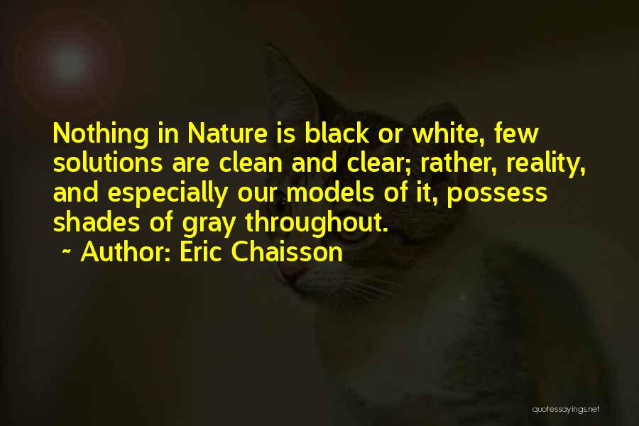 Black Shades Quotes By Eric Chaisson