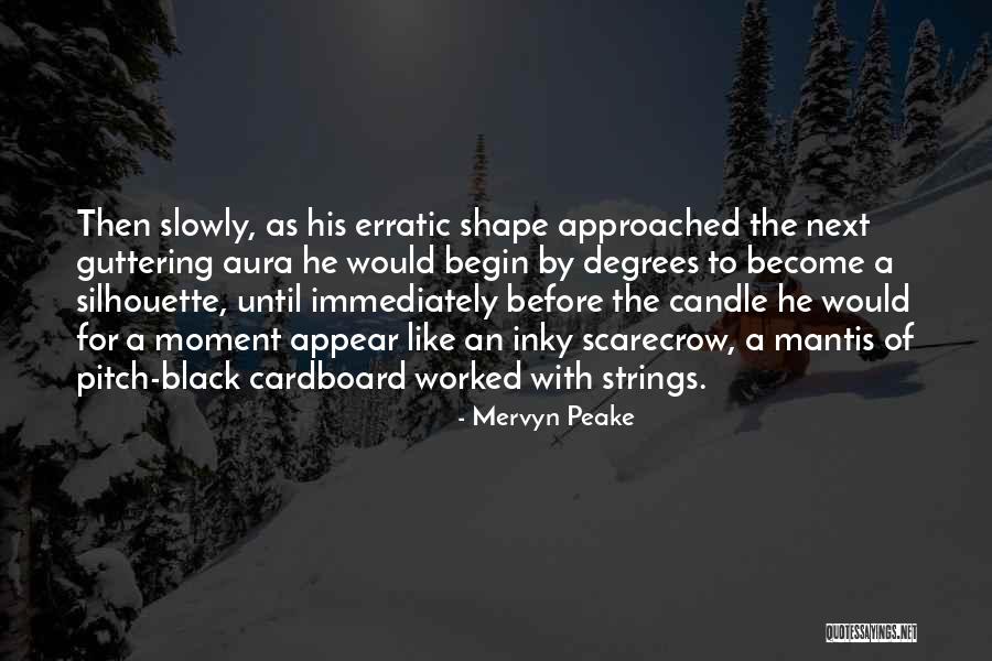 Black Silhouette Quotes By Mervyn Peake