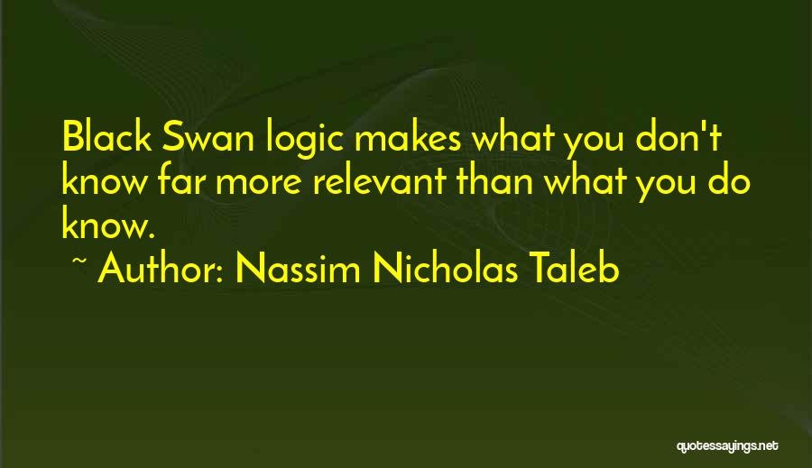 Black Swan Quotes By Nassim Nicholas Taleb