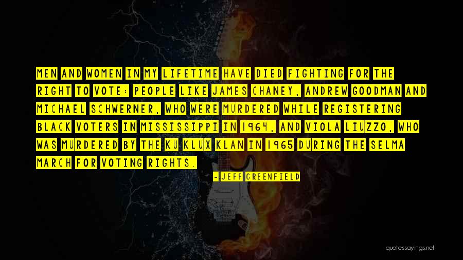 Black Vote Quotes By Jeff Greenfield Black Vote Quotes By Jeff Greenfield