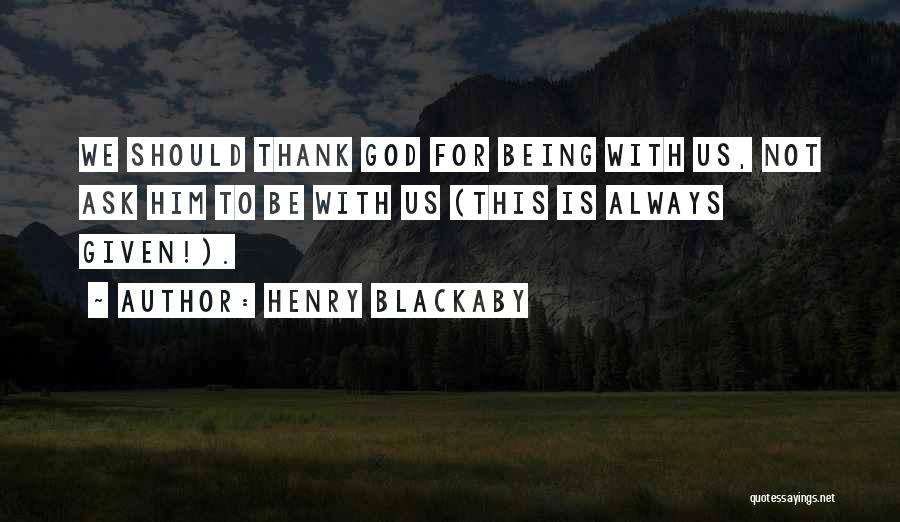 Blackaby Quotes By Henry Blackaby