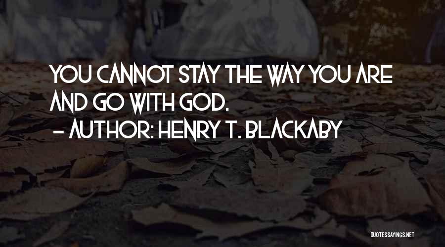 Blackaby Quotes By Henry T. Blackaby