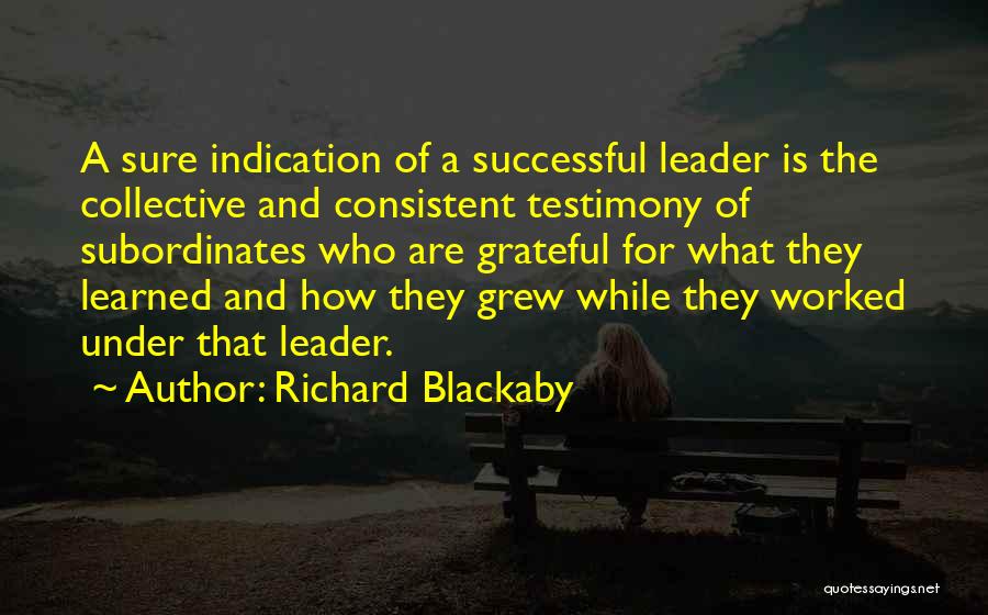 Blackaby Quotes By Richard Blackaby