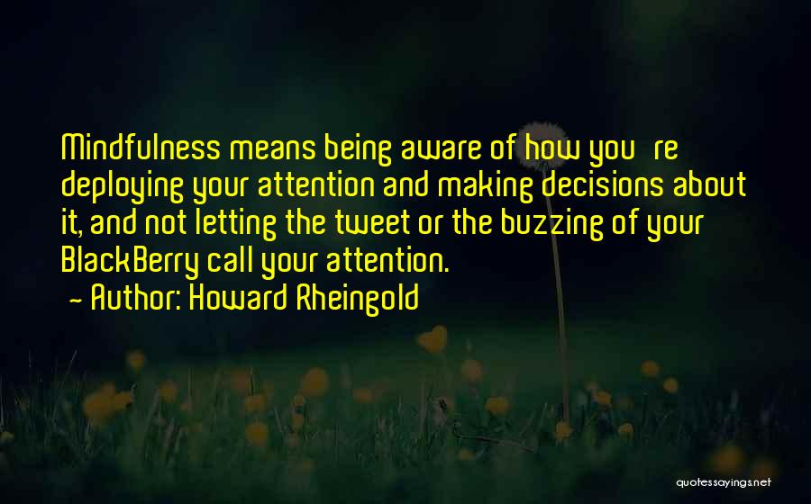 Blackberry Quotes By Howard Rheingold