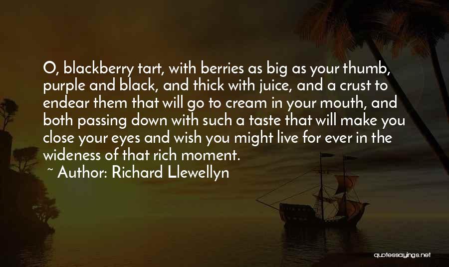 Blackberry Quotes By Richard Llewellyn