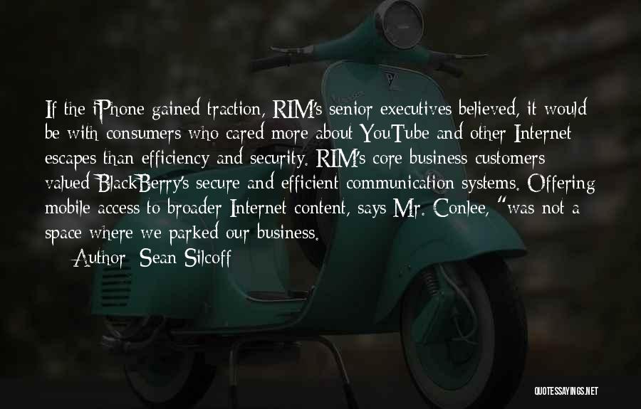 Blackberry Quotes By Sean Silcoff