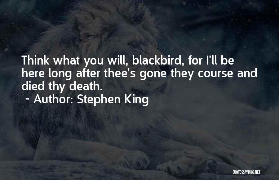 Blackbird Quotes By Stephen King