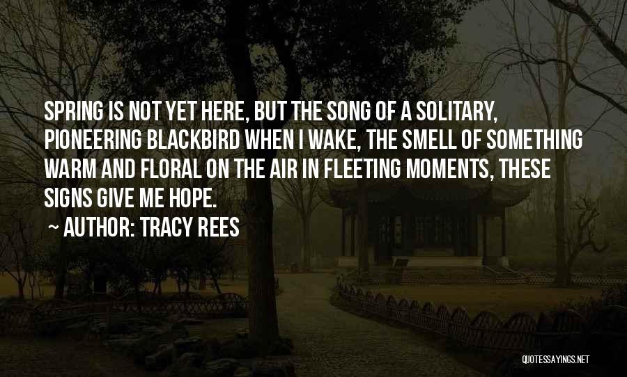 Blackbird Quotes By Tracy Rees
