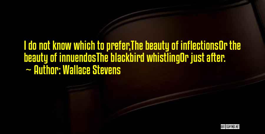 Blackbird Quotes By Wallace Stevens