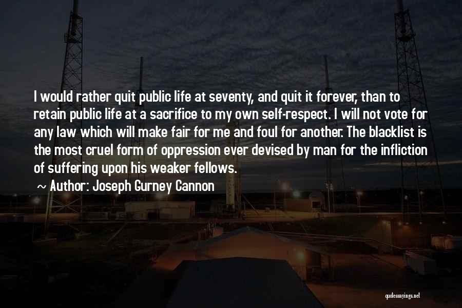 Blacklist Quotes By Joseph Gurney Cannon