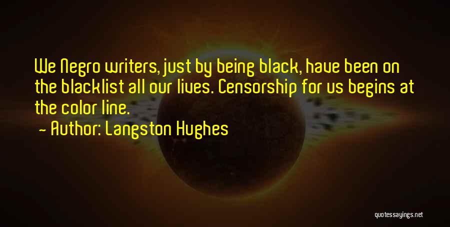 Blacklist Quotes By Langston Hughes