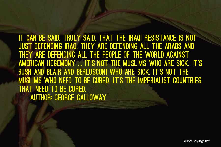 Blair Iraq Quotes By George Galloway