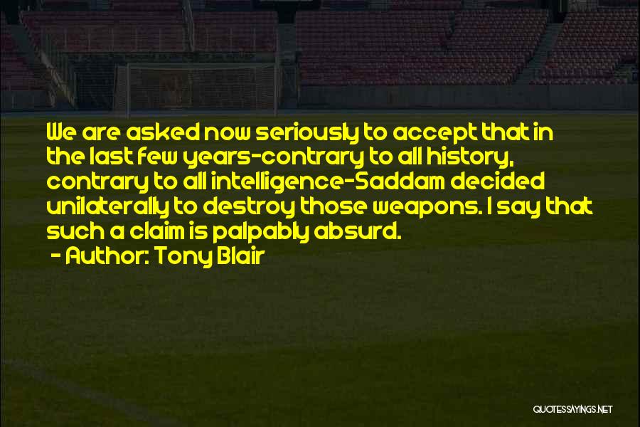 Blair Iraq Quotes By Tony Blair