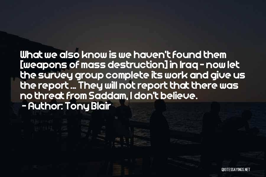 Blair Iraq Quotes By Tony Blair