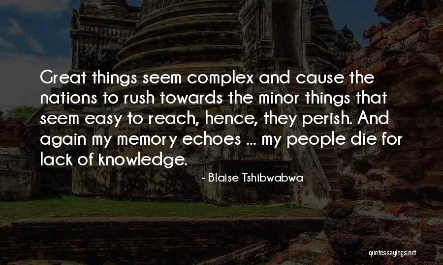 Blaise Tshibwabwa Quotes 437304