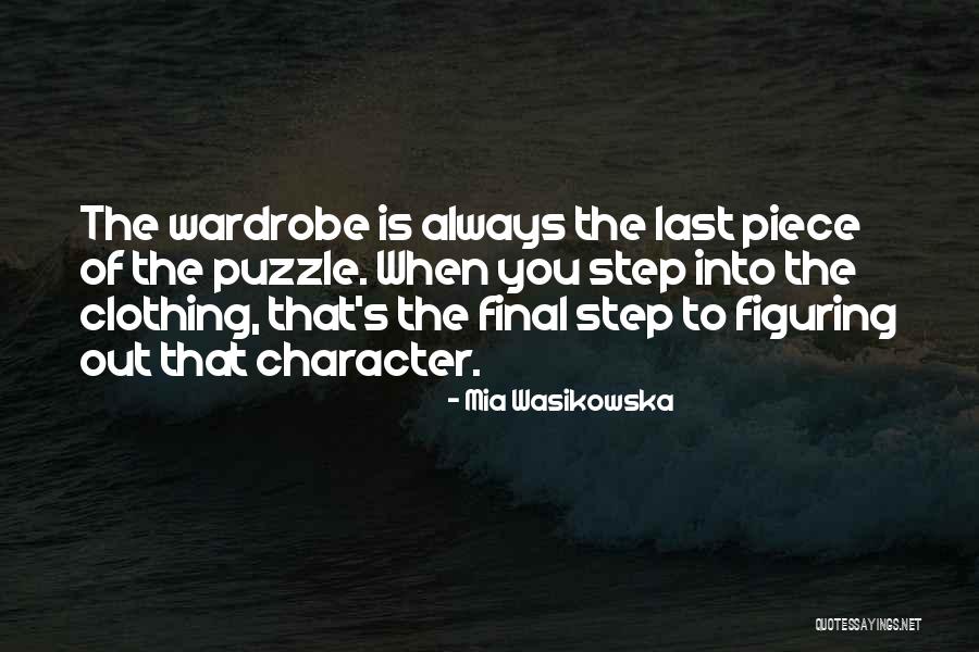 Blaisen Beauty Quotes By Mia Wasikowska Blaisen Beauty Quotes By Mia Wasikowska