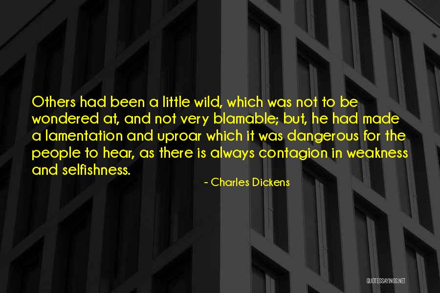 Blamable Quotes By Charles Dickens Blamable Quotes By Charles Dickens
