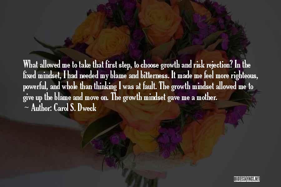 Blame And Fault Quotes By Carol S. Dweck