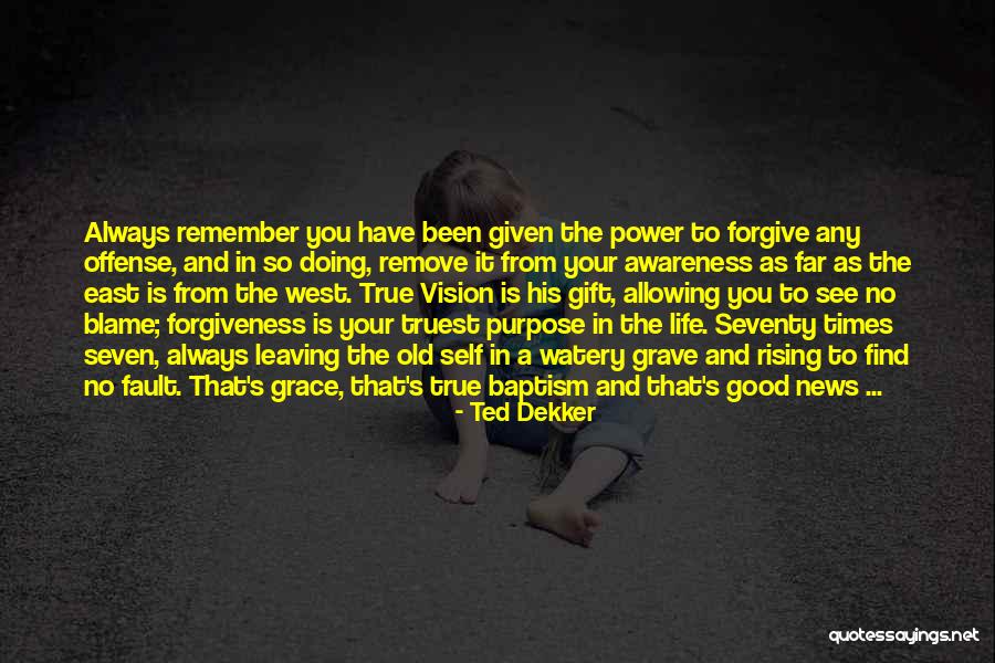 Blame And Fault Quotes By Ted Dekker