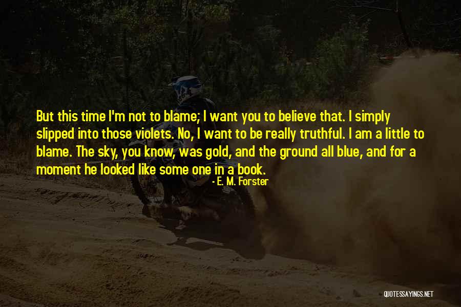 Blame And Time Quotes By E. M. Forster