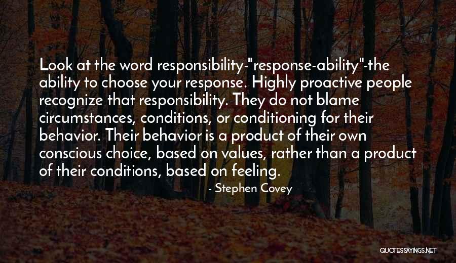 Blame Circumstances Quotes By Stephen Covey Blame Circumstances Quotes By Stephen Covey