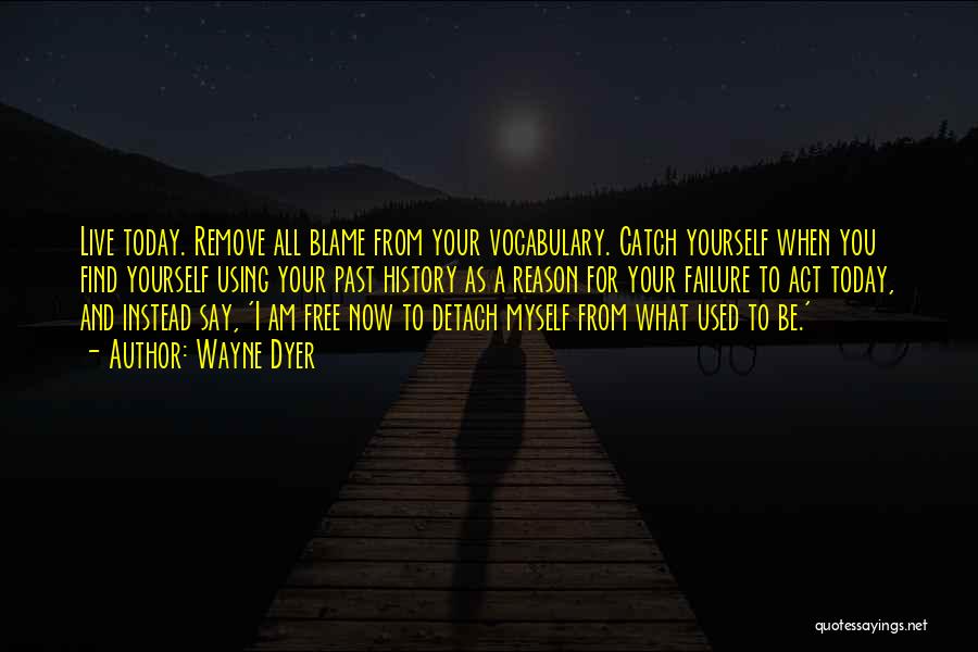 Blame Myself Quotes By Wayne Dyer