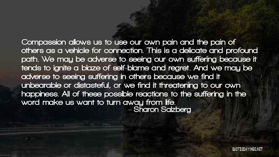 Blame Others Quotes By Sharon Salzberg Blame Others Quotes By Sharon Salzberg