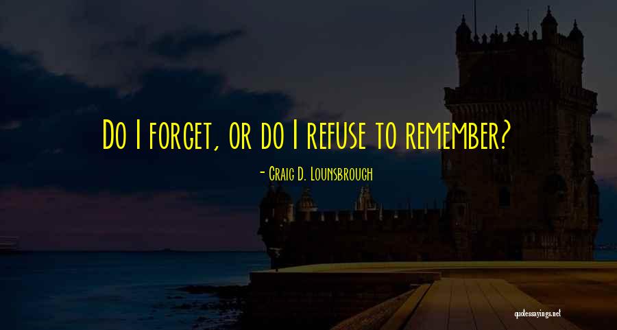 Blame Placing Quotes By Craig D. Lounsbrough