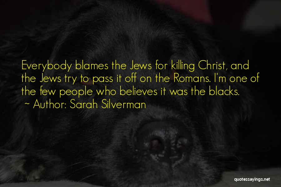 Blames On Me Quotes By Sarah Silverman