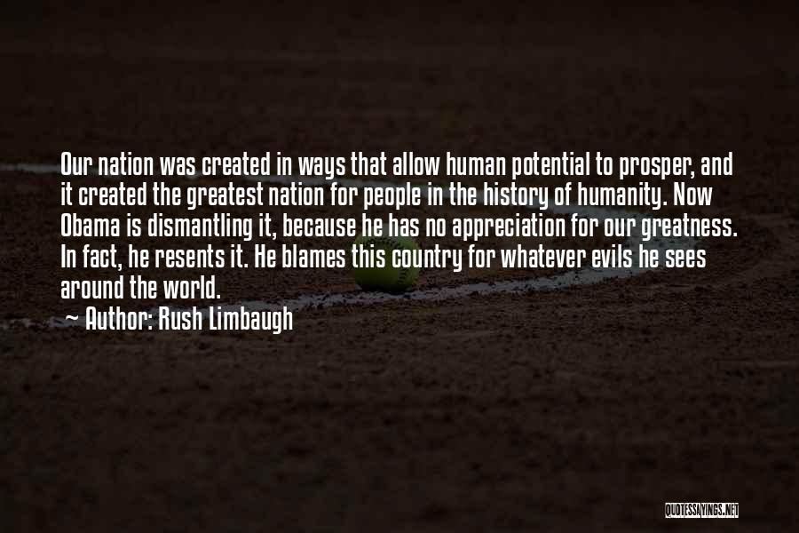 Blames Quotes By Rush Limbaugh