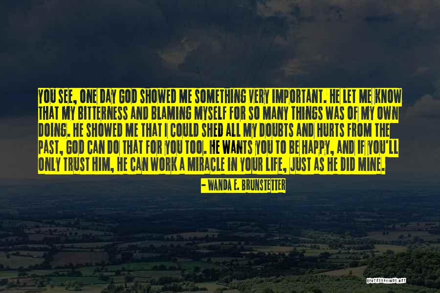 Blaming God Quotes By Wanda E. Brunstetter Blaming God Quotes By Wanda E. Brunstetter