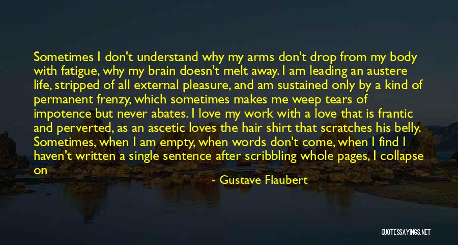 Blaming Myself Quotes By Gustave Flaubert