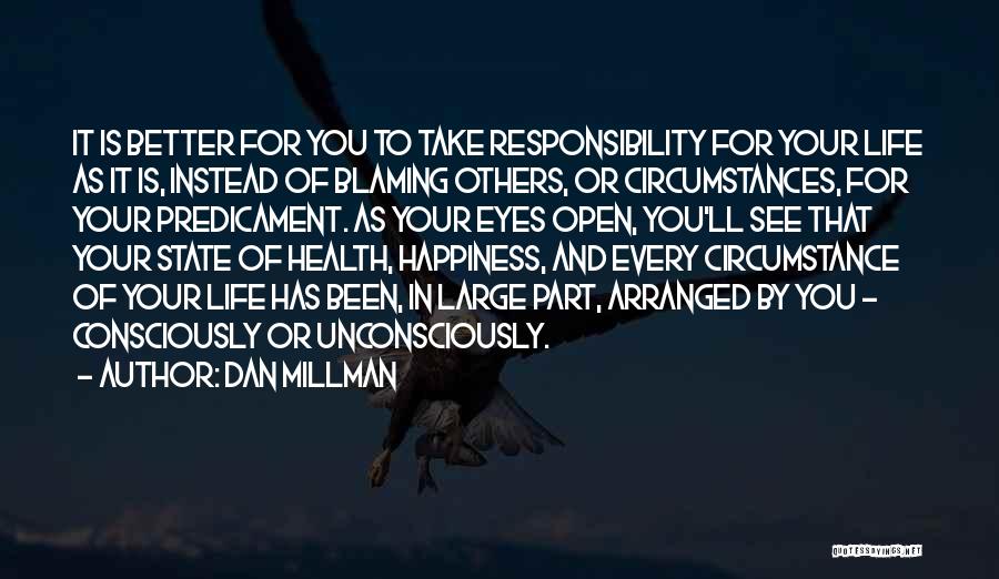 Blaming Others Quotes By Dan Millman