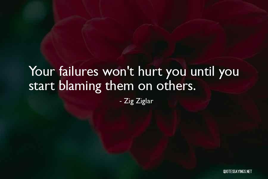 Blaming Others Quotes By Zig Ziglar