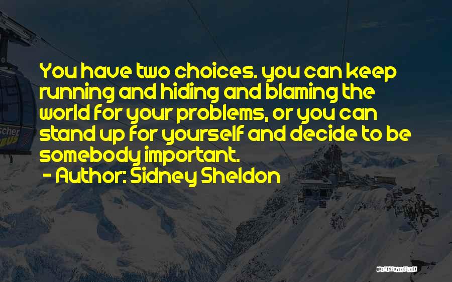 Blaming Yourself Quotes By Sidney Sheldon