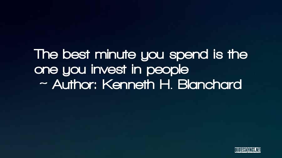 Blanchard Quotes By Kenneth H. Blanchard