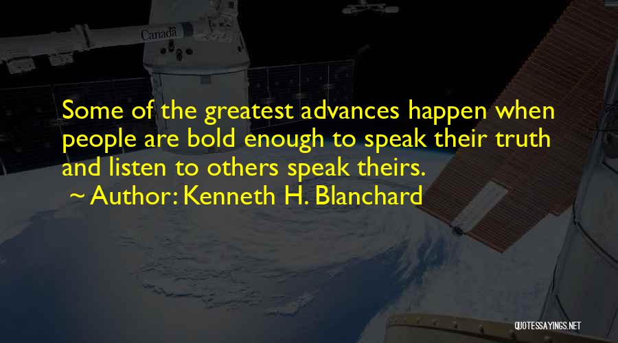 Blanchard Quotes By Kenneth H. Blanchard