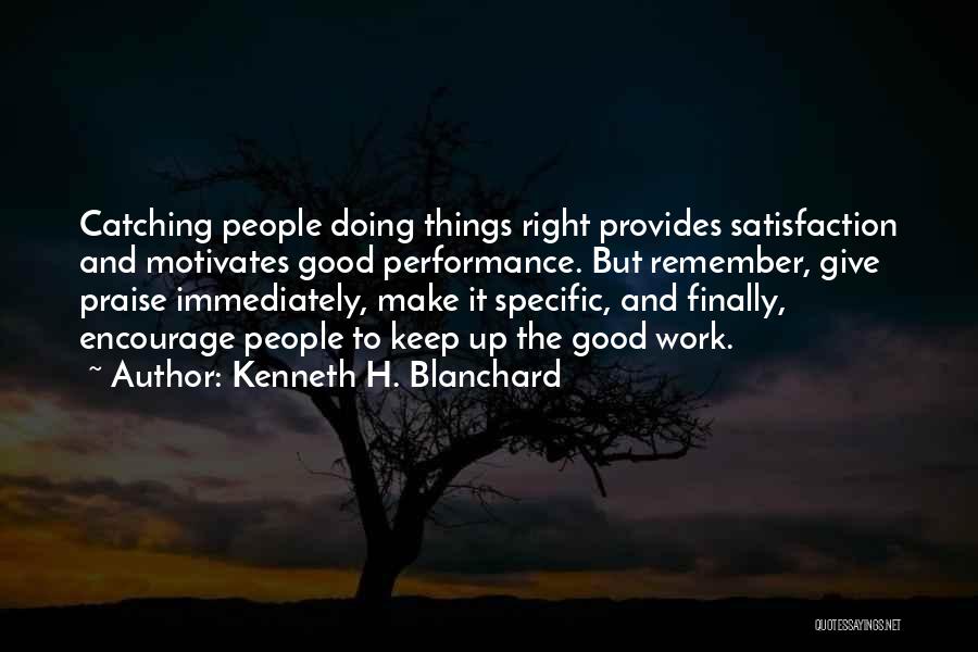 Blanchard Quotes By Kenneth H. Blanchard