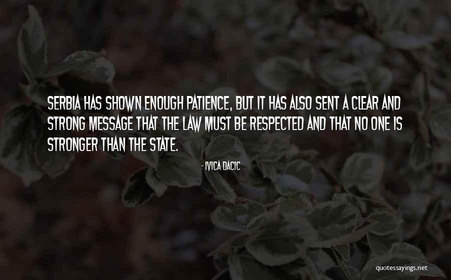 Blanched Broccoli Quotes By Ivica Dacic