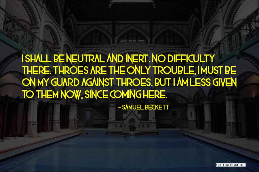 Blanched Broccoli Quotes By Samuel Beckett