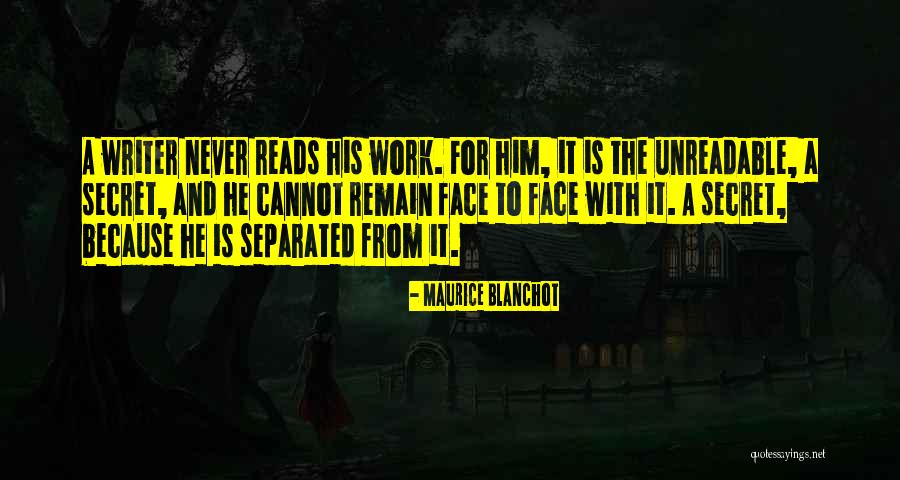 Blanchot Maurice Quotes By Maurice Blanchot Blanchot Maurice Quotes By Maurice Blanchot