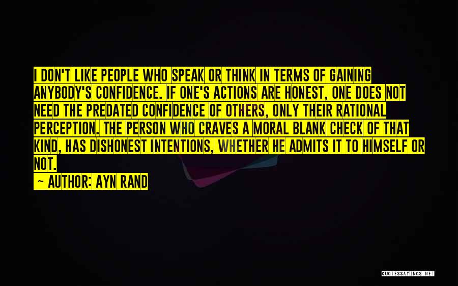 Blank Check Quotes By Ayn Rand