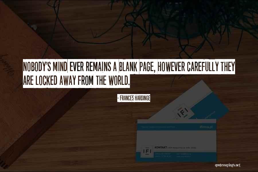 Blank Page Quotes By Frances Hardinge Blank Page Quotes By Frances Hardinge
