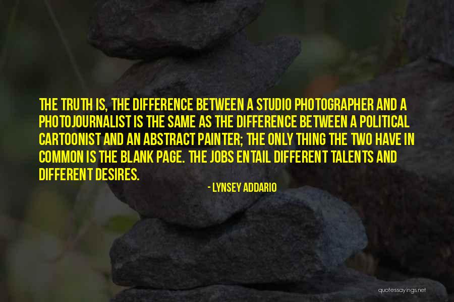 Blank Page Quotes By Lynsey Addario